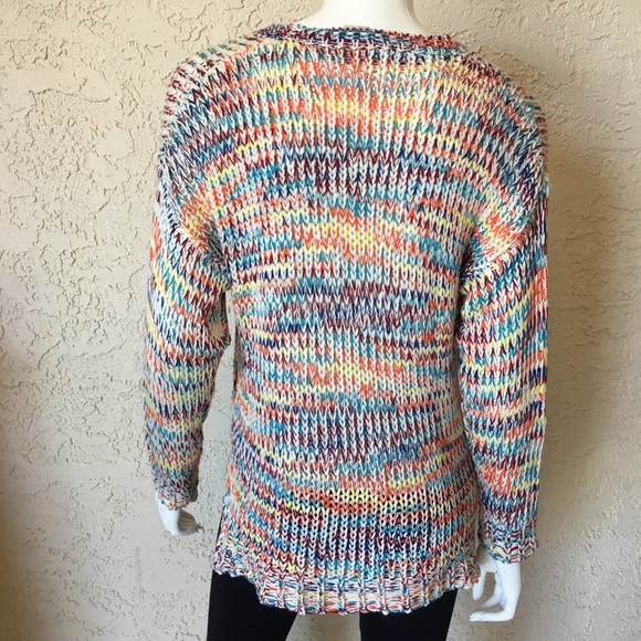 Miracle USA • multicolored knit sweater • Sz S/M - Picture 6 of 8